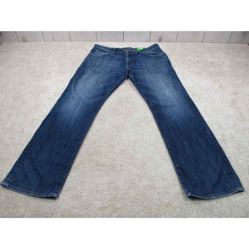 Mavi Jeans Mens 38 Blue Matt Relaxed Straight Leg Denim 38x33